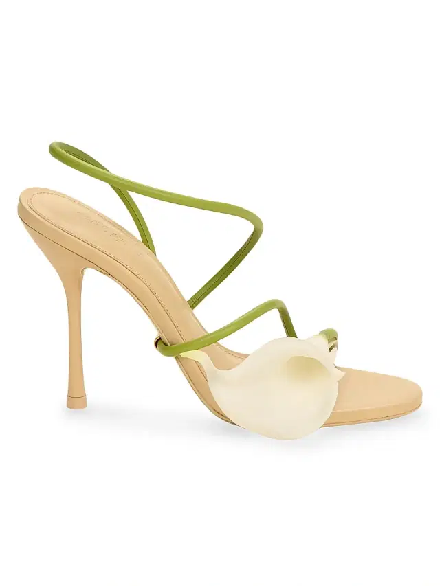 Cult Gaia Women's Cassidy 110MM Floral Leather Sandals