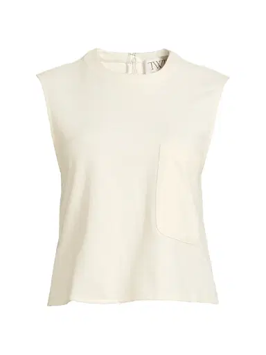 TWP Women's Short Muscle Cotton-Blend Tank - | Thumbnail 1