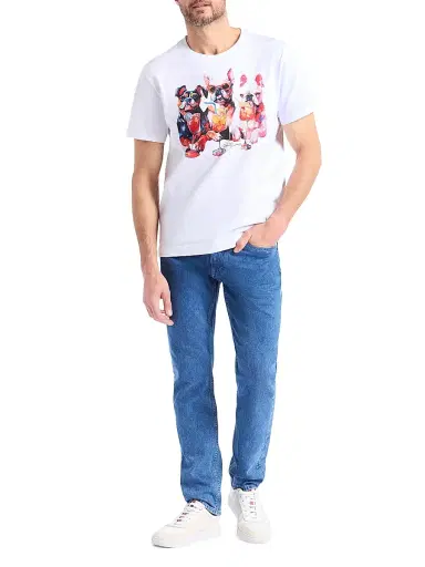 Robert Graham Men's Hair Of The Dog Knit T-Shirt | Thumbnail 2 Robert Graham Men's Hair Of The Dog Knit T-Shirt | Thumbnail 2