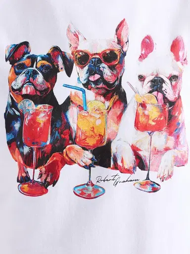 Robert Graham Men's Hair Of The Dog Knit T-Shirt | Thumbnail 6 Robert Graham Men's Hair Of The Dog Knit T-Shirt | Thumbnail 6