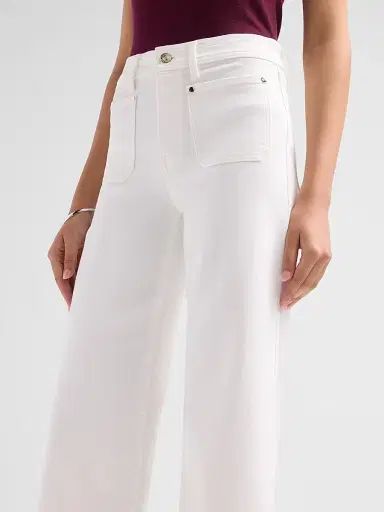 Frame Women's Le Slim Palazzo Crop Jeans - Au Natural Clean - Size 31 | Thumbnail 5 Frame Women's Le Slim Palazzo Crop Jeans - Au Natural Clean - Size 31 | Thumbnail 5
