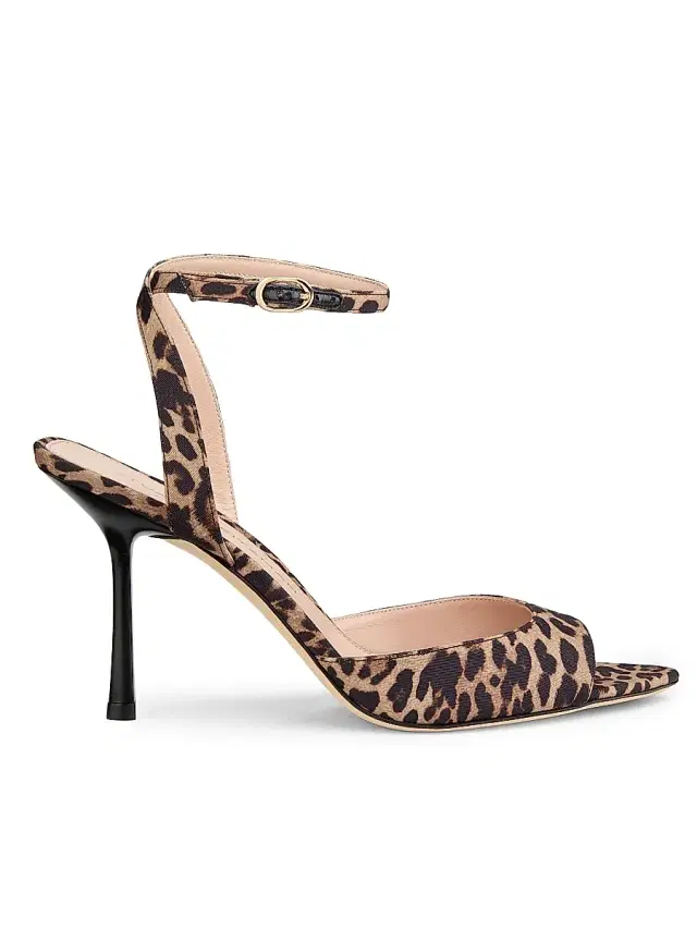 Women's Lexington 85MM Leopard-Print Sandals - Classic Lite