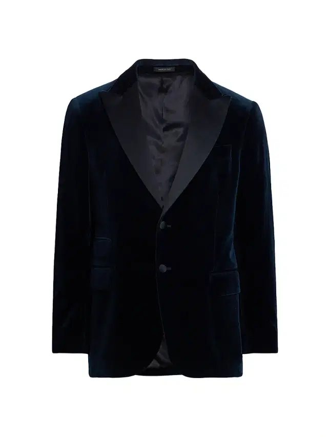 Saks Fifth Avenue Men's COLLECTION Classic Velvet Jacket - Navy