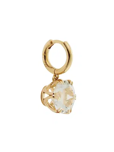 Ileana Makri Women's Crown 18K Yellow Gold & Gemstone Drop Earrings - White Topaz | Thumbnail 2 Ileana Makri Women's Crown 18K Yellow Gold & Gemstone Drop Earrings - White Topaz | Thumbnail 2