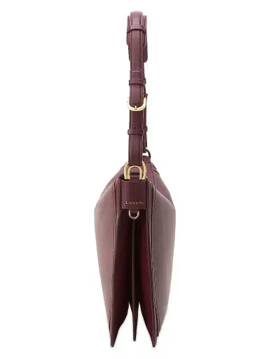 Lanvin Women's Compagnon Asymmetrical Crossbody Bag in Leather - Bacchus | Thumbnail 4