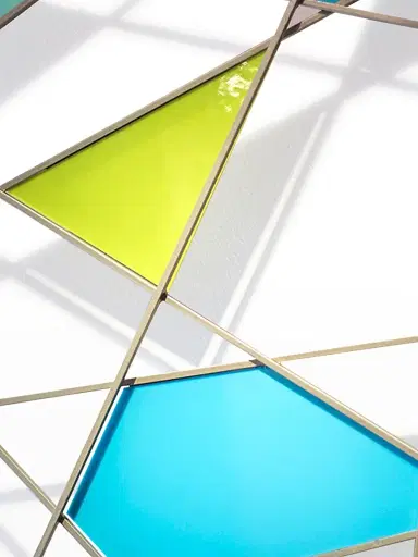 Karo Studios Geometric Glass & Metal Wall Sculpture | Thumbnail 4 Karo Studios Geometric Glass & Metal Wall Sculpture | Thumbnail 4