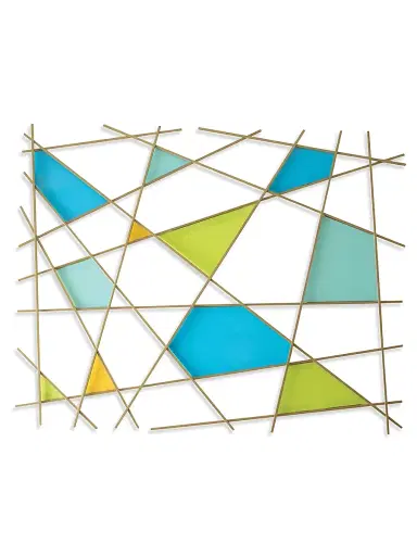 Karo Studios Geometric Glass & Metal Wall Sculpture | Thumbnail 1 Karo Studios Geometric Glass & Metal Wall Sculpture | Thumbnail 1