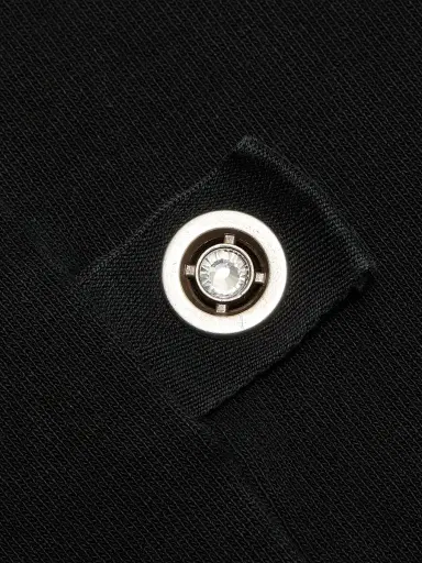 AREA Women's Crystal Knot Jersey Scoopneck Tank - Washed Black - Size XL | Thumbnail 7 AREA Women's Crystal Knot Jersey Scoopneck Tank - Washed Black - Size XL | Thumbnail 7