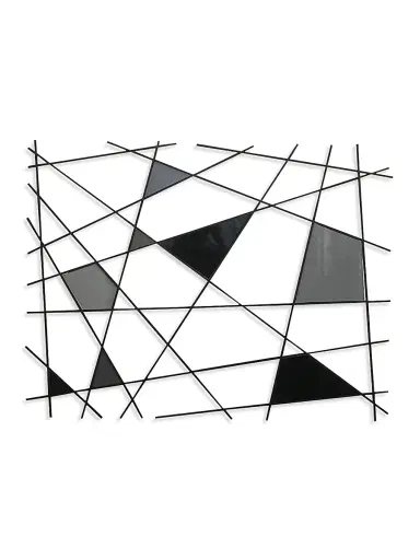Karo Studios Triangulation Glass & Steel Wall Sculpture | Thumbnail 1 Karo Studios Triangulation Glass & Steel Wall Sculpture | Thumbnail 1