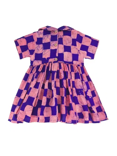 Elisamama Baby Girl's, Little Girl's & Girl's Kemi Bow-Accented Printed Dress - Blue | Thumbnail 2