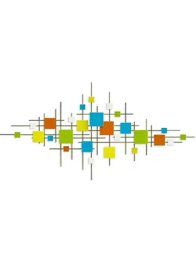 Karo Studios Linear Glass & Steel Wall Sculpture | Thumbnail 1 Karo Studios Linear Glass & Steel Wall Sculpture | Thumbnail 1