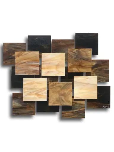 Karo Studios Cosmos Glass & Metal Wall Sculpture | Thumbnail 1