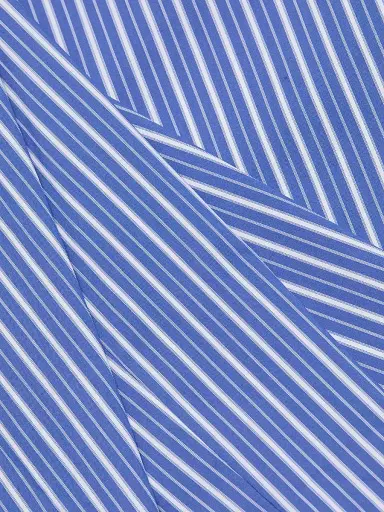 Ronny Kobo Women's Brina Cotton-Blend Bubble Pants - Cobalt Stripe - Size Large | Thumbnail 7