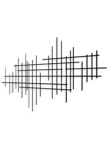 Karo Studios Linear Steel Wall Sculpture | Thumbnail 2 Karo Studios Linear Steel Wall Sculpture | Thumbnail 2
