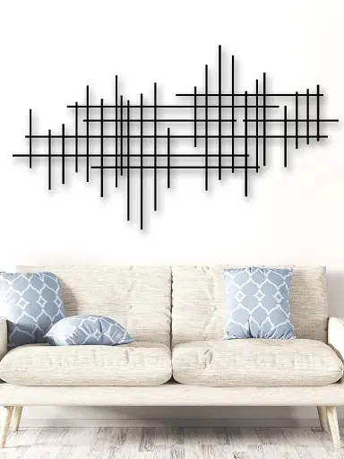 Karo Studios Linear Steel Wall Sculpture | Thumbnail 3 Karo Studios Linear Steel Wall Sculpture | Thumbnail 3