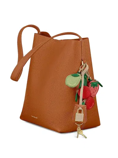 MAISON de SABRÉ Women's The SABRéMOJI Padlock Charm - Pecan | Thumbnail 2 MAISON de SABRÉ Women's The SABRéMOJI Padlock Charm - Pecan | Thumbnail 2