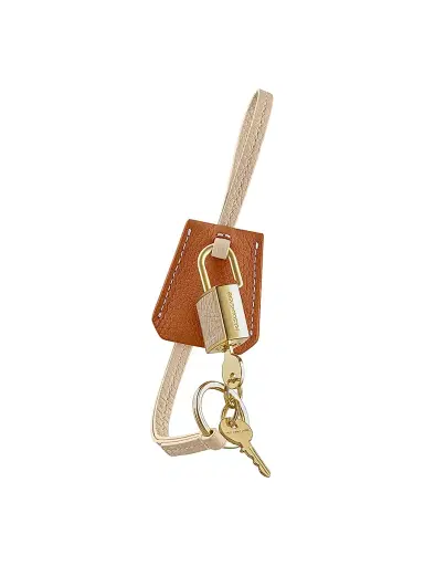 MAISON de SABRÉ Women's The SABRéMOJI Padlock Charm - Pecan | Thumbnail 3 MAISON de SABRÉ Women's The SABRéMOJI Padlock Charm - Pecan | Thumbnail 3