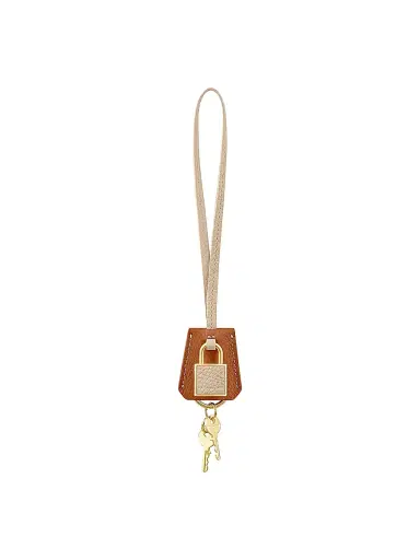 MAISON de SABRÉ Women's The SABRéMOJI Padlock Charm - Pecan | Thumbnail 1 MAISON de SABRÉ Women's The SABRéMOJI Padlock Charm - Pecan | Thumbnail 1