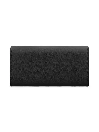 MAISON de SABRÉ Women's Long Leather Flap Wallet - Pomegranate Caviar | Thumbnail 3 MAISON de SABRÉ Women's Long Leather Flap Wallet - Pomegranate Caviar | Thumbnail 3