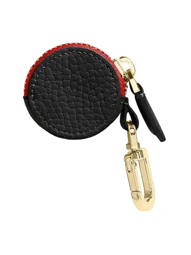 MAISON de SABRÉ Women's Leather AirTag Charm - Pomegranate Caviar | Thumbnail 5 MAISON de SABRÉ Women's Leather AirTag Charm - Pomegranate Caviar | Thumbnail 5