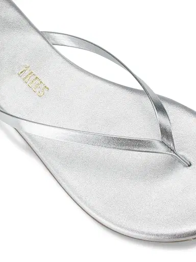 TKEES Women's Metallics Leather Flip Flops - Fairylust - Size 11 | Thumbnail 6