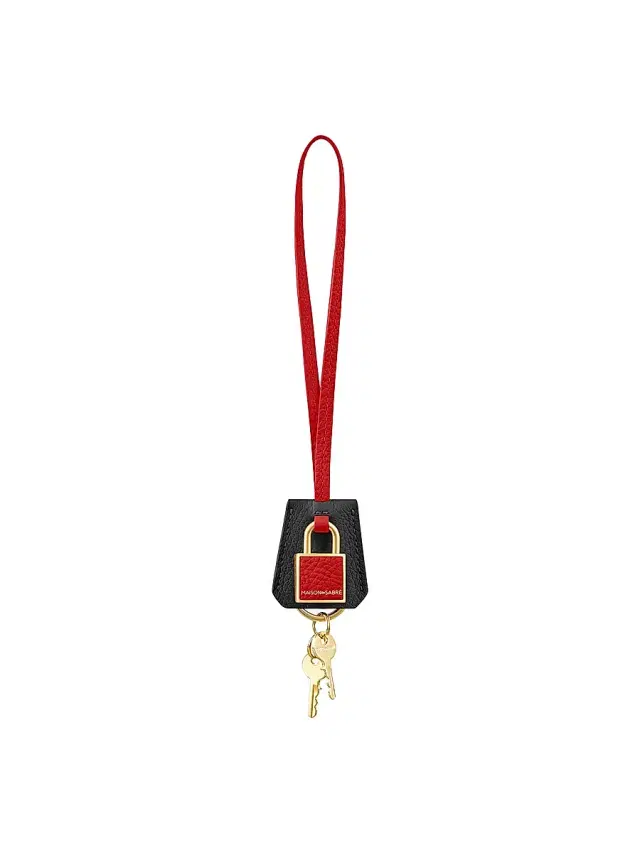 Maison de Sabre Women's The SABRéMOJI Padlock Charm - Rouge Noir