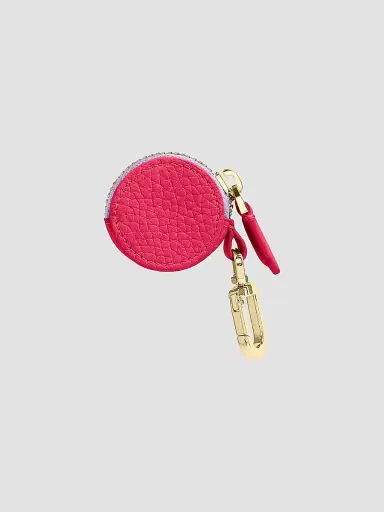 MAISON de SABRÉ Women's Leather AirTag Charm - Fuchsia Lavender | Thumbnail 5 MAISON de SABRÉ Women's Leather AirTag Charm - Fuchsia Lavender | Thumbnail 5