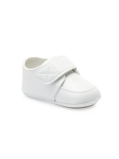 Moustache Baby Boy's Grip Tape Shoes - White 5 (Baby) | Thumbnail 2