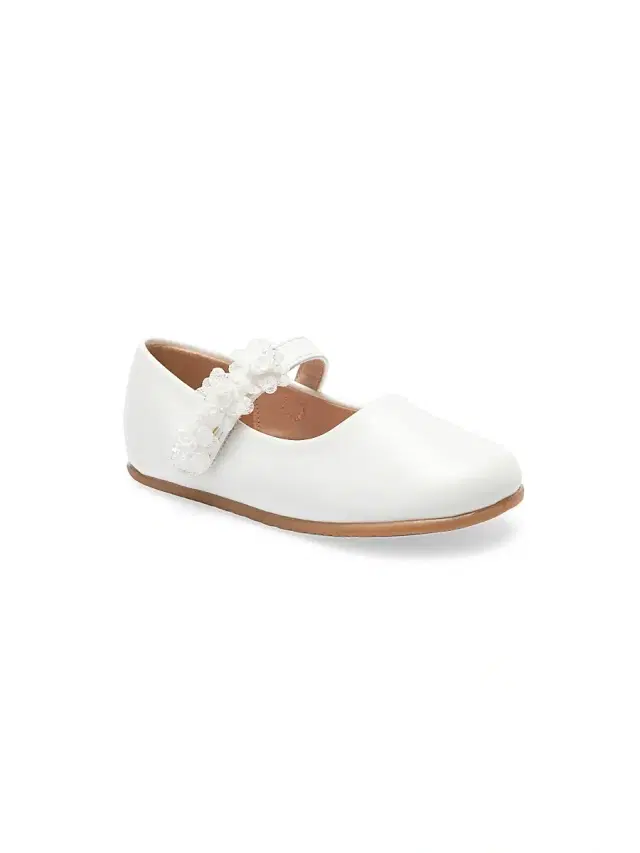 Baby Girl's & Little Girl's Lyra Flats - White 10 (Toddler)