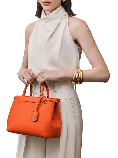 MAISON de SABRÉ Women's The Palais Top Handle Bag - Manhattan Orange | Thumbnail 2 MAISON de SABRÉ Women's The Palais Top Handle Bag - Manhattan Orange | Thumbnail 2