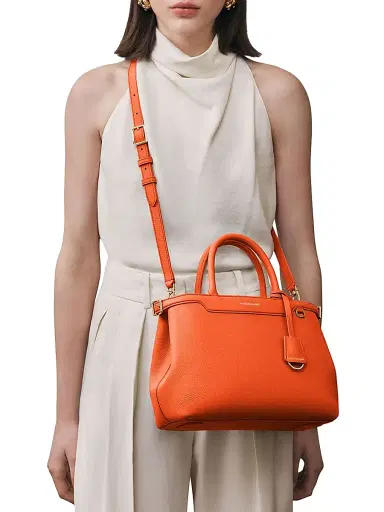 MAISON de SABRÉ Women's The Palais Top Handle Bag - Manhattan Orange | Thumbnail 3 MAISON de SABRÉ Women's The Palais Top Handle Bag - Manhattan Orange | Thumbnail 3