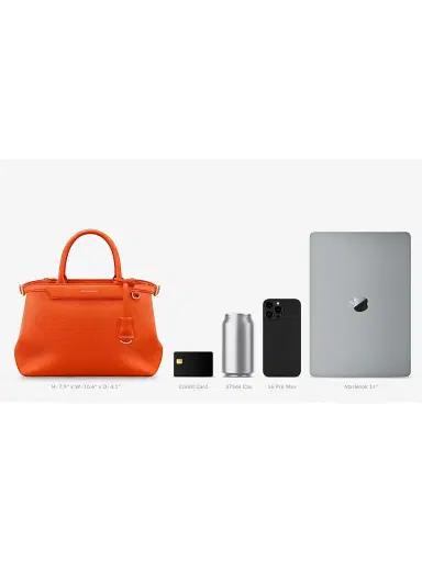 MAISON de SABRÉ Women's The Palais Top Handle Bag - Manhattan Orange | Thumbnail 1 MAISON de SABRÉ Women's The Palais Top Handle Bag - Manhattan Orange | Thumbnail 1