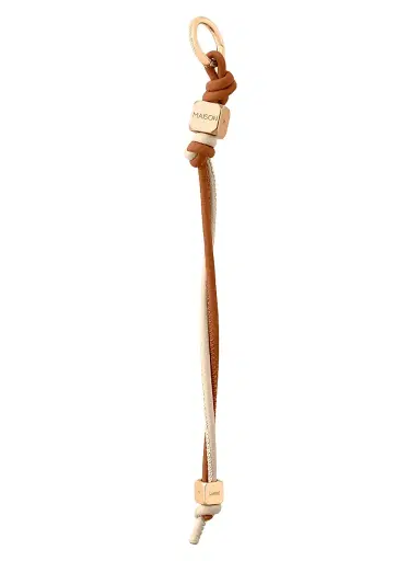 MAISON de SABRÉ Women's Leather Wristlet Charm - Pecan Nude | Thumbnail 3 MAISON de SABRÉ Women's Leather Wristlet Charm - Pecan Nude | Thumbnail 3