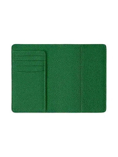 MAISON de SABRÉ Men's Leather Passport Holder - Emerald Green | Thumbnail 2 MAISON de SABRÉ Men's Leather Passport Holder - Emerald Green | Thumbnail 2