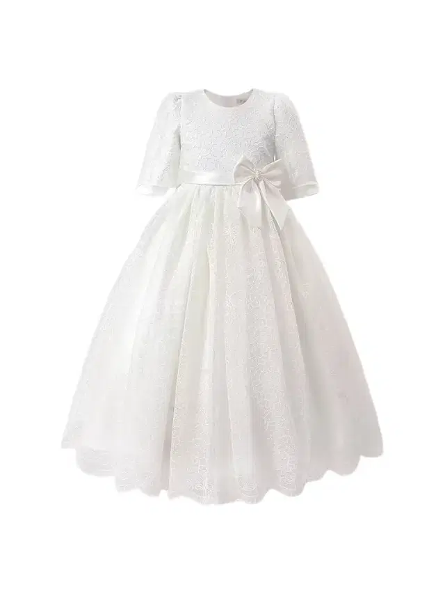 Tulleen Little Girl's & Girl's Shannora Dress - White