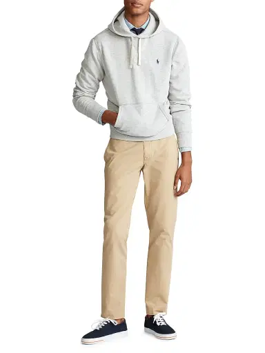 Polo Ralph Lauren Men's RL Fleece Hoodie - Grey Heather - Size XS | Thumbnail 2