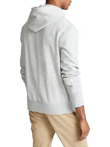 Polo Ralph Lauren Men's RL Fleece Hoodie - Grey Heather - Size XS | Thumbnail 4