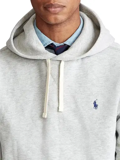Polo Ralph Lauren Men's RL Fleece Hoodie - Grey Heather - Size XS | Thumbnail 5