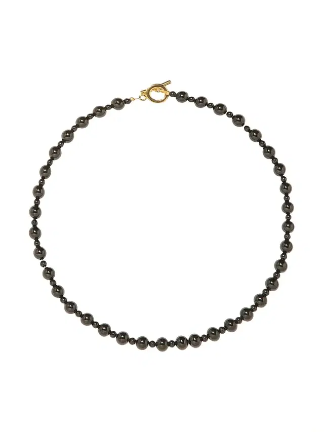 Women's Dhara 18K-Gold-Plated & Black Onyx Beaded Necklace - Black