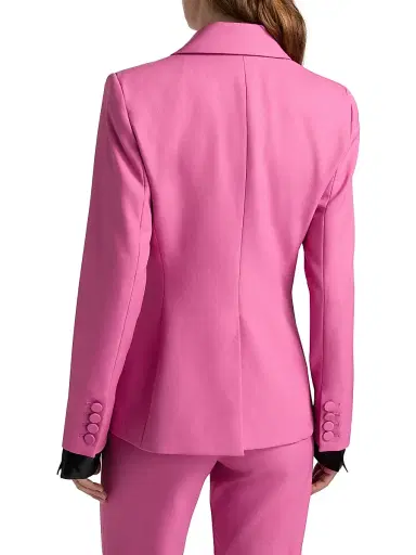 Toccin Women's Kylie Double-Breasted Blazer - Fuchsia | Thumbnail 5 Toccin Women's Kylie Double-Breasted Blazer - Fuchsia | Thumbnail 5