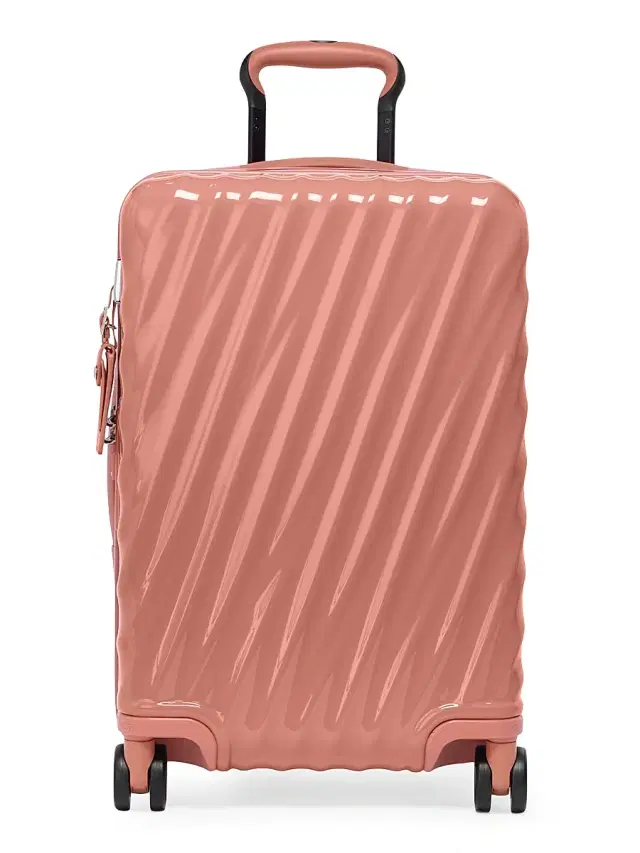 TUMI Men's 19 Degree 21.75" International Expandable Spinner Carry-On Suitcase - Pink Clay