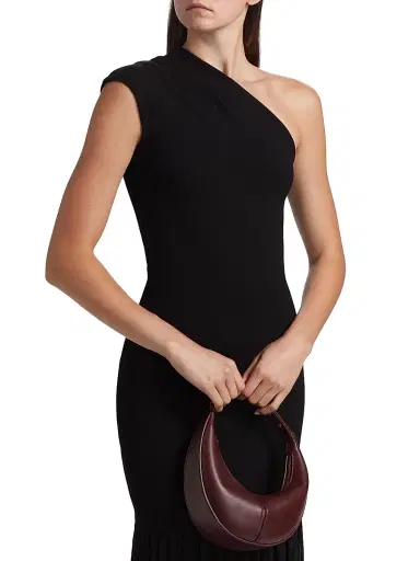 Proenza Schouler Women's Cora Pleated Crepe Chiffon Dress - Black | Thumbnail 6 Proenza Schouler Women's Cora Pleated Crepe Chiffon Dress - Black | Thumbnail 6