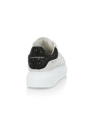 Alexander McQueen Women's Crystal Overiszed Glitter Embellished Chunky Sneakers | Thumbnail 3 Alexander McQueen Women's Crystal Overiszed Glitter Embellished Chunky Sneakers | Thumbnail 3