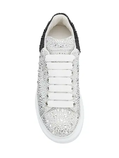 Alexander McQueen Women's Crystal Overiszed Glitter Embellished Chunky Sneakers | Thumbnail 5 Alexander McQueen Women's Crystal Overiszed Glitter Embellished Chunky Sneakers | Thumbnail 5