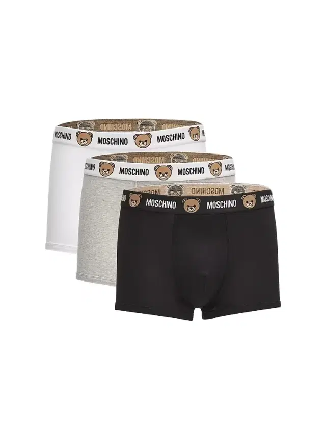 Men's 3-Pack New Bear Stretch Jersey Briefs - Multi Black