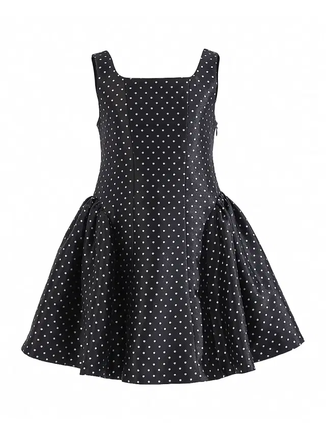 Little Girl's & Girl's Vivienne Dress - Black