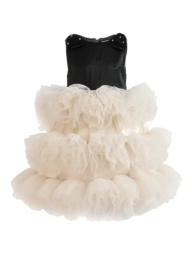 Little Girl's & Girl's Celestine Dress - Black