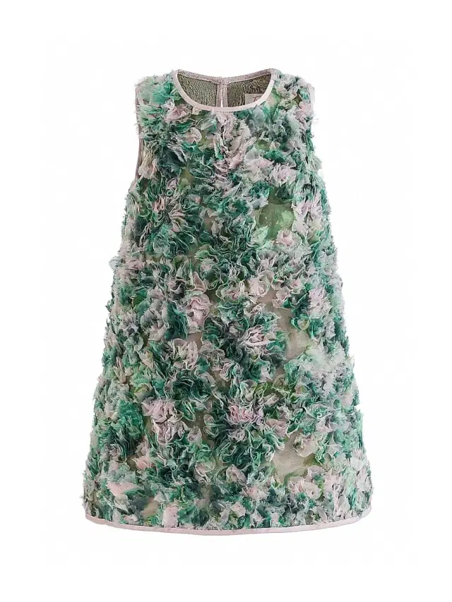 Little Girl's & Girl's Sylvie Dress - Green