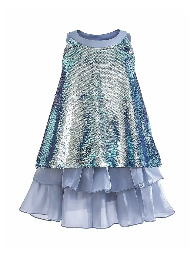 Tulleen Little Girl's & Girl's Sylvara Skirt Set - Blue