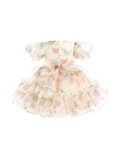 Tulleen Little Girl's & Girl's Elanora Dress - Cream | Thumbnail 2 Tulleen Little Girl's & Girl's Elanora Dress - Cream | Thumbnail 2